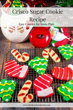 some cookies that are sitting on a cooling rack