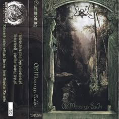 the front and back cover of an old - fashioned cd album, with artwork on it