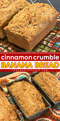 Try this mouth-watering Cinnamon Crumble Banana Bread! It's a soft, moist, and flavor-packed quick bread that is easy to prepare. Enjoy the goodness of this tasty recipe for your Christmas morning breakfast together with your favorite coffee. Its crumble toppings make it more appetizing, and you can't resist. A perfect treat as well for your holiday brunch this holiday season! Banana Bread Recipe Cinnamon Crumble, Banana Crumble Bread, Banana Crumb Bread, Cinnamon Crumble Banana Bread, Banana Bread Donuts Baked, Banana Bread Crumble Topping, Banana Bread With Cinnamon Crumble, Banana Bread Topping Ideas, Banana Bread With Crumble Topping