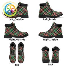 Step up your style with our Tartan Plaid Ladies Boots! Featuring a vibrant mix of bold red and green, these streetwear-inspired boots are designed to turn heads and spark conversations. Perfect for year-round wear or the holiday season, they combine comfort with flair. Embrace limitless fashion today! Get ready to step into the vibe with our Funky Women's Boots! Are you tired of the same old boring footwear? Say goodbye to dull shoes and hello to our quirky & fun Women's Boots – the perfect blen Ladies Boots, Fashion Today, Tartan Plaid, Synthetic Leather, Step Up, Women's Boots, Red Green, The Holiday, Tartan