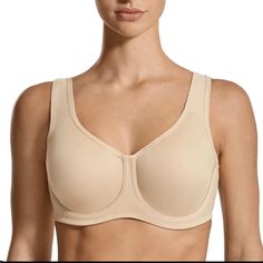 Syrokan Women's High Impact Full Coverage Bounce Control Underwire Sports Bra. New With Tags Size 46f Underwire Sports Bras, Fashion Tape, Plus Size Sports Bras, Bra Size Charts, Adjustable Bra, High Impact Sports Bra, Comfortable Bras, Lounge Lingerie, Everyday Bra