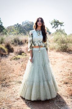 Brook by Mrunalini Rao  Contact: enquiry.mrunalinirao@gmail.com Peplum Lehenga, Mode Hippie, Lehenga Style, Lehenga Skirt, Salwar Kamiz, Patiala Salwar, Fashion Couture, Party Wear Lehenga, Indian Gowns