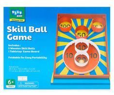 This giant skill ball game brings all of the fun and excitement of the fair or arcade straight to the comfort of your home. Challenge yourself or opponent, roll the wooden skill balls and achieve the highest score to win. Designed for indoor and outdoor play, this game set is perfect for a game night, barbecue party and more. Solo Games, Skee Ball, Carnival Themed Party, Outdoor Games For Kids, Carnival Birthday Parties, Carnival Themes, Yard Games, Carnival Birthday, Carnival Games