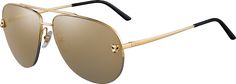 Cartier Glasses, Golden Mirror, Cartier Sunglasses, Cartier Panthere, Silver Lights, Metal Sunglasses, Eyewear Womens, Sunglasses & Glasses, Metal Style