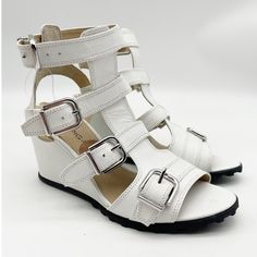 Via Spiga White Gladiator Sandals. Never Worn. Size 7 White Gladiator Sandals, Gladiator Shoes, Womens Shoes Wedges, Gladiator Sandals, Shoes Sandals, Color White, Wedges, Size 7, Women Shoes