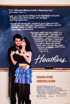 a movie poster for the film heatless with two people standing in front of a chalkboard