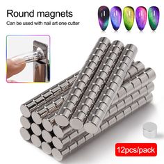 Acrylic Nails Professional Nail Art Clipper False Tips Tip Magnet Manicure Tool Nails Supplies, Nails Products, Magnet Board, Mens Grooming Kit, Magnetic Nails, Ingrown Toe Nail, Professional Nail Art, Round Nails, Uv Gel Nails