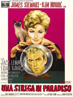 a movie poster for the film una stiega in pradiso, starring james stewart and kim novak