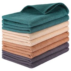 stack of folded towels on top of each other