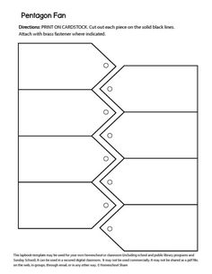 a diagram showing the differences between two sections of a paper that have been cut in half