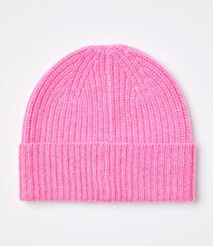 In ultra luxe cashmere that's ribbed for a cozy finish, this beanie is a must-have accessory that's warm as it is stylish.,Imported:Imported,Fabrication:100% Cashmere,Garment Care:Hand Wash Loft Ribbed Cashmere Beanie Popsicle Pink Women's by Loft Size Regular - One Size Popsicle Pink Women's Hats, Fashion, Accessories, 100%, Cashmere, Hand, Wash Hats Fashion, Cashmere Beanie, Scarf Sale, Grey Outfit, Women's Hats, Blazer With Jeans, Cold Weather Accessories, Grey Pants, Dress With Cardigan