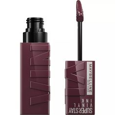 Maybelline Super Stay Vinyl Ink Liquid Lipstick - 135 Fearless - 0.14 Fl Oz : Target Vinyl Lipstick Maybelline, Maybelline Vinyl Ink Wicked, Maybelline Vinyl Ink, Maybelline Super Stay Ink Crayon, Maybelline Vinyl Ink Fearless, Maybelline Super Stay Vinyl Ink Peachy, Maybelline Vinyl Ink Witty, Travel Toothpaste, Crayon Lipstick