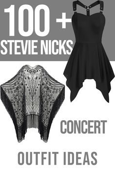 Stevie Knicks Outfit Ideas, Outfits Inspired By Stevie Nicks, Stevie Nicks Concert Outfits Inspiration, Stevie Nicks Style Outfits Clothes, Dress Like Stevie Nicks, Stevie Nicks Style Outfits Bohemian, Billy Joel Stevie Nicks Concert Outfit, Concert Outfit Stevie Nicks, Stevie Nicks Outfits Inspiration Plus Size