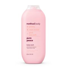 Method Body Wash Pure Peace - 18 Fl Oz : Target Best Body Wash, Pink Sea Salt, Pink Sea, Just Keep Going, Peony Rose, Pink Body, Amazon Beauty Products