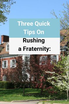 Three Quick Tips On Rushing a Fraternity: Just Be Yourself, Just Be You, Sorority And Fraternity, Looking For Someone, Kinds Of People, Fraternity, Be Yourself, Sorority, A House