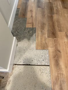 a wood floor that has been sanded down