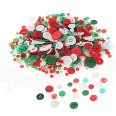 PRICES MAY VARY. Package includes approx. 640 pieces of resin buttons.the plastic round buttons can be meet your various needs.,you can diy Christmas crafts project to celebrate Christmas Rich colors, sizes and shapes in this bag of buttons. It has 4 sizes: 0.35 inch (8.9mm), 0.45 inch (11.5 mm), 0.6 inch (15 mm), 0.79 inch (20 mm). Most of buttons have its special style and colors, especially the holes design, which makes your buttons extraordinary. Both for kids and adults DIY crafts. But keep Button Painting, Resin Buttons, Christmas Buttons, Christmas Craft Projects, Custom Gift Tags, Sewing Buttons, Craft Projects For Kids, Plastic Box Storage, Button Art