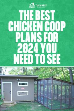 Chicken Coop Plans | The Happy Chicken Coop Free Diy Chicken Coop Plans, Chicken Coop Designs Diy Cheap, Free Chicken Coop Plans, Chicken Coop Designs Diy, Chicken Coop Plans Free, Small Chicken Coops, Tiny Farm, Diy Chicken Coop Plans