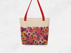 This colorful Hawaiian Hibiscus flower tote bag makes the perfect tropical Hawaii island floral birthday gift for her, moms, best friends, grandmas, stepmoms, and bridesmaid proposals. A spacious and trendy tote bag to help you carry around everything that matters. * 100% spun polyester fabric * Bag size: 15″ × 15″ (38.1 × 38.1 cm) * Capacity: 2.6 US gal (10 l) * Maximum weight limit: 44lbs (20 kg) * Dual handles made from 100% natural cotton bull denim * Handle length 11.8″ (30 cm), width 1″ (2 Hibiscus Flower Tote Bag, Mom Best Friend, Moms Best Friend, Flower Tote Bag, Bridesmaid Proposals, Hawaiian Hibiscus, Tropical Hawaii, Flower Tote, Floral Birthday