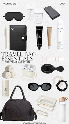 Travel bag essentials | what to pack in your carry on | travel must haves | Amazon finds | Amazon travel | Italy trip | Mexico vacation  #ltksummersales #ltkfamily #ltktravel #ltkseasonal #ltkhome #ltkitbag  Follow my shop @mariamunoz on the @shop.LTK app to shop this post and get my exclusive app-only content!  #liketkit #LTKTravel @shop.ltk Travel Packing Essentials, Carry On Packing, Clear Makeup Bags, Carry On Bag Essentials