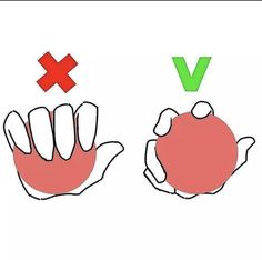 two hands are holding an apple and the other hand is pointing at it with green ticks