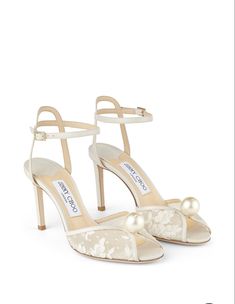 Wedding Dress Sandals, Wedding Sandals Heels, Hak Tinggi, Lace Sandals, Bridal Sandals, Wedding Sandals, Jimmy Choo Shoes, Ankle Strap Heels