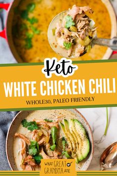 This White Chicken Chili is a game changer when it comes to having a healthy diet this year! It's a creamy, dairy-free, and low-carb delight that's perfect for those following keto or Whole30 diets. Packed with protein and flavor, this one-pot meal is both gluten-free and easy to make, making it ideal for weeknight dinners. Warm up with this delicious, healthy comfort food tonight!