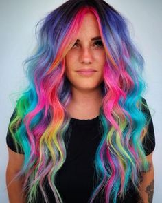 Hair Color Crazy, Bright Hair, Hair Inspiration Color, Mermaid Hair