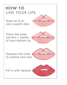 How To Lip Contour, Natural Makeup With Red Lips, Red Lips Makeup Look, Makeup Help, Eye Makeup Pictures, Face Makeup Tips