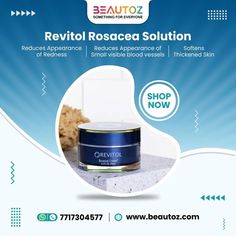 Revitol Rosacea Cream Irritated Eye, Blood Vessels, Cream, Skin