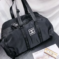 1:1 Replica Bags  Measurements: 51 x 27 x 21 cm /  20 x 10.6 x 8.3 inches   This Product Is Of The Best Quality.  The Production Time Is 3-5 Working Days.  Includes Box, Dust Bag, Care Manual, Booklet, Card, Bill Of Sale… Chanel Sport, Bill Of Sale, Sport Bag, Chanel Bag, Bags Handbags, Duffle Bag, Clutch Bag, Dust Bag, Chanel