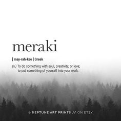 a black and white photo with the words merak on it's back ground