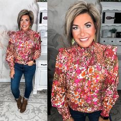 Always Be Mine Floral Blouse Petals In The Wind, Rachel Clark, Flowers Bloom, Romantic Flowers, Fall Clothes, Be Mine, New Love, Floral Blouse, The Wind