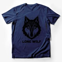 Embrace your wild side with this striking Lone Wolf t-shirt, featuring a bold black and white wolf design. Perfect for any casual occasion, this graphic tee adds a touch of wilderness spirit to your wardrobe. Made from soft, high-quality material, it offers both comfort and style for men and women alike. Stand out from the pack with this unique animal-themed shirt, ideal for wolf lovers and adventurists. Custom graphic T-Shirt.Customize your color Short Sleeve Wolf Design Tops For Streetwear, Wolf Design Short Sleeve Tops For Streetwear, Short Sleeve Tops With Wolf Design For Streetwear, Black Cotton Top With Wolf Design, Black Short Sleeve Top With Wolf Design, Black Wolf Design Short Sleeve Top, Graphic Tee With Wolf Design For Streetwear, Wolf Shirt Design, Wolf Design Graphic Tee For Streetwear