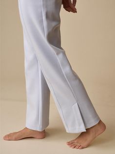 Luxury Golf Pants | Santosa Lounge Collection | A. PUTNAM Classic Straight Hem Loungewear Bottoms, Classic Pants With Straight Hem For Loungewear, Classic Straight Hem Pants For Loungewear, Classic Straight Pants For Loungewear, Classic Loungewear Trousers, Fitted Pants For Loungewear With Straight Hem, Fitted Pants With Straight Hem For Loungewear, Fitted Loungewear Pants With Straight Hem, Relaxed Fit Pants With Seam Detailing And Straight Hem