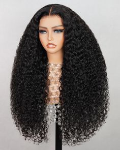 PRICES MAY VARY. 🌸【Glueless Wig Material】New Curly Wig Human Hair, Directly Cut the Braided Hair from Young Girls, No shedding and No tangle. Can be bleached, dyed. 220% Density, Absolutely Soft, Full and Glossy!!! 🌷【SALON-GRADE Realistic Scalp】Advanced Pre-bleached Invisible Knots Technology. Real Pre-plucked and Tiny Knots for that natural-looking hairline. Indulge in a flawless fit with our real ready to go glueless wig. Natural As Your Own Hair. 🌺【Upgraded Pre-Cut Lace Wig】Larger 6x5 lace Long Curly Hair Wig, Forehead Contour, Wig Material, Goddess Braids Hairstyles, Long Curly Wig, Glueless Wigs, Glueless Wig, Afro Wigs, Curly Hair Wig