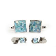 Mosaic shell shiny square CuffLinks Tuxedo Stud Sets Tuxedo Studs, China Furniture, Table Sofa, Wholesale Furniture, Bed Table, Furniture Factory