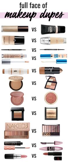 Makeup Dupes | Half High End, Half Drugstore | Meg O. On the Go Rosa Make-up, Full Face Of Makeup, Vampire Makeup, Beauty Make-up, Full Face Makeup, Beauty Products Drugstore