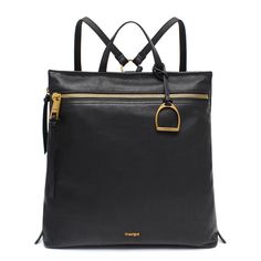 Maggie Backpack in Black – Margot New York Tote Backpack With Zipper Closure For Commuting, Classic Everyday Backpack With Gold-tone Hardware, Chic Backpack With Gold-tone Hardware For On-the-go, Classic Satchel Backpack With Gold-tone Hardware, Classic Leather Satchel Backpack With Gold-tone Hardware, Everyday Leather Backpack With Gold-tone Hardware, Classic Leather Backpack With Gold-tone Hardware For Daily Use, Leather Backpack With Gold-tone Hardware For Everyday, Leather Backpack With Gold-tone Hardware