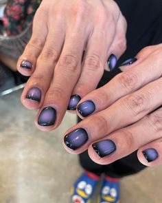 Dark Purple Nails, Grunge Nails, Nails Polish, Dark Nails, April 6