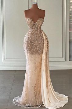 Shop beautiful occasion dresses, perfect for any event? Try this Luxury Long Sweetheart Sleeveless Mermaid Prom Dress With Beads at misshow.com. Free shipping. Worldwide Delivery. Glitter Prom Dresses, Ruffle Beading, Tulle Evening Dress, Mermaid Sequin, Dress Mermaid, Sequin Evening Dresses, Prom Dresses Online, Dress Inspo, Mermaid Evening Dresses