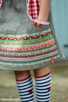 Ribbons Detail Couture, Skirt Tutorial, Trendy Sewing, Diy Skirt, Sewing Skirts, Diy Couture, Diy Dress, Sewing For Kids, Baby Sewing