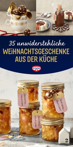 Weihnachtszeit bedeutet: Besinnliche Zeit mit den Liebsten verbringen, duftende Leckereien genießen und anderen etwas Gutes tun. Für die meiste Freude sorgen selbstgemachte Aufmerksamkeiten. Dr. Oetker Rezepte, DIY Geschenk, Geschenk aus der Küche, DIY Weihnachtsgeschenke aus der Küche, Weihnachtsgeschenke selber machen, selbstgemachte Weihnachtsgeschenke, Last Minute Geschenk, Geschenk aus der Küche Weihnachten, selbstgemachte Geschenke zu Weihnachten, DIY Geschenke aus der Küche Diy Christmas Food Gifts, Christmas Diy Food, Diy Food Gifts, Weihnachten Diy, Xmas Diy, Homemade Christmas Gifts, Food Gifts, Christmas Baking, Diy Food