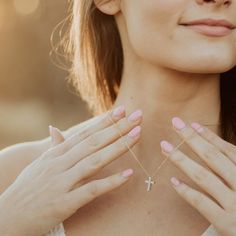 The cross is a symbol of God’s unfailing love for you. Wear this necklace as your prayer, “Jesus lend me your heart so that I may LOVE like You.” Amen. Diamond Cross 14K Gold Pendant 18" 14K Gold chain + 2" extension 14 karat white or yellow gold, 11 diamonds (0.25 carat) The Heart of Jesus Necklace comes in a box with an inspirational card Fine Jewelry Cross Necklace For Anniversary, Gold Cross Jewelry For Promise, Spiritual Crucifix Cross Necklace For Anniversary, White Gold Cross Necklace With Adjustable Chain, Unfailing Love, Jesus Necklace, Diamond Cross Necklace, Heart Of Jesus, Diamond Cross