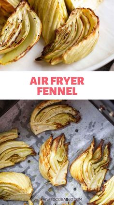 roasted fennel in the air fryer and on a plate Air Fryer Mango, Grilled Fennel, Brown Sugar Salmon, Metabolic Reset, Honey Drizzle, Honey Mustard Salmon, Fennel Recipes, Mustard Salmon, Orange Honey