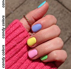 Hippie Nails, Sassy Nails, Baby Nails, Cute Gel Nails, Color Pastel, Dipped Nails, Gel Nail Art