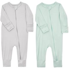 PRICES MAY VARY. Material - Our infant Footless Pajamas are made of 94% (viscose) Rayon made from bamboo,6% spandex material, elastic and soft, which is gentle on your baby's skin. Reversible Mitten Cuffs - Fold over hand mittens (Newborn to 24 months) keep your baby's hand warm and prevent scratching Double Zipper Closure -2-Way zipper design that makes diaper changes a breeze, easy on and off. Neck tag and and inner zipper protective tab protect your baby's gentle skin. Footless Design - Our b Baby Pajamas, Baby Hands, Pregnant Belly, Sleeved Romper, Long Sleeve Romper, Snug Fit, Baby Boy Outfits, Daily Wear, Boy Outfits