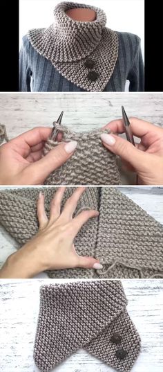 the instructions to crochet a cowl scarf