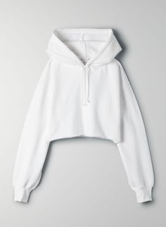 Aritzia Sweatshirt, White Crop Hoodie, Super Cropped Hoodie, Oversized Cropped Hoodie, Pajama Outfits, Cashmere Hoodie, Cropped Pullover, Hoodie Cozy, Crop Hoodie