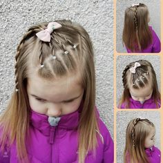 Baby Hairstyle, Easy Toddler Hairstyles, Girls Hairdos, Cute Toddler Hairstyles, Girl Hairdos, Girly Hairstyles, Girl Hair Dos, Girls Hairstyles Easy